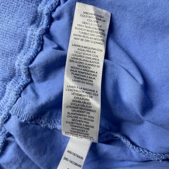 Chico's Womens Light Blue Straight Leg Cargo Pocket Capri Pants Size 2.5 US L - Picture 5 of 10